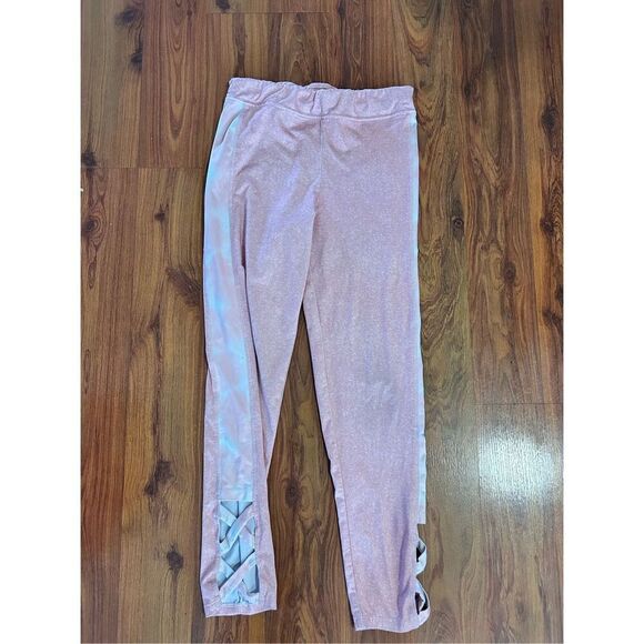 Btween active girls tie-dye leggings with bottom crisscross detail size XL 12 - Picture 1 of 5